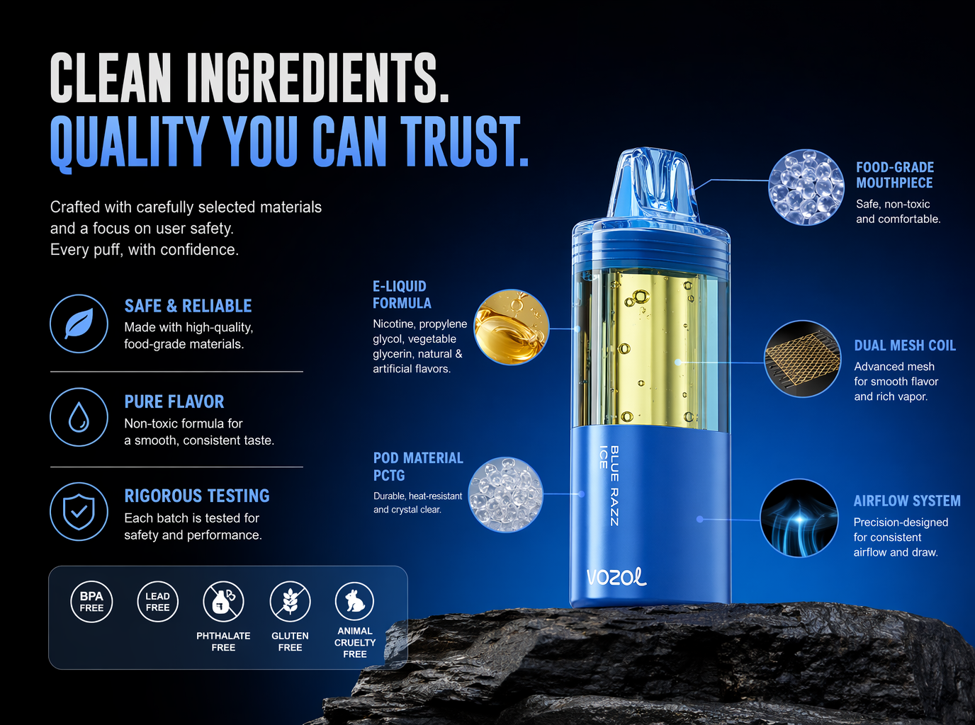 Vozol Mega 50K product details