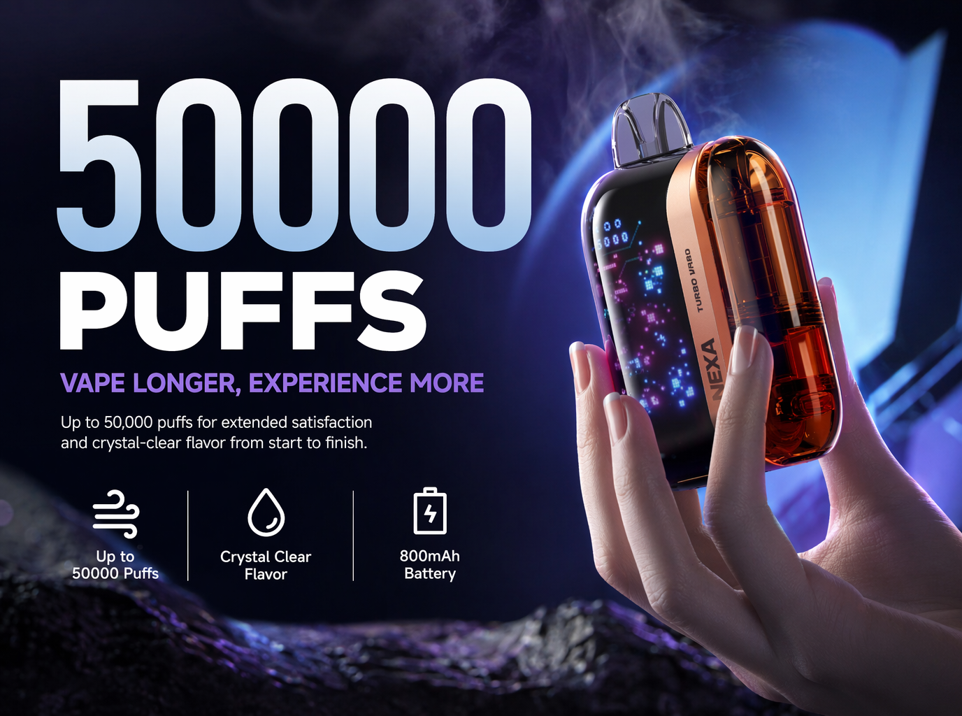 Vozol Nexa Ultra 50K product details