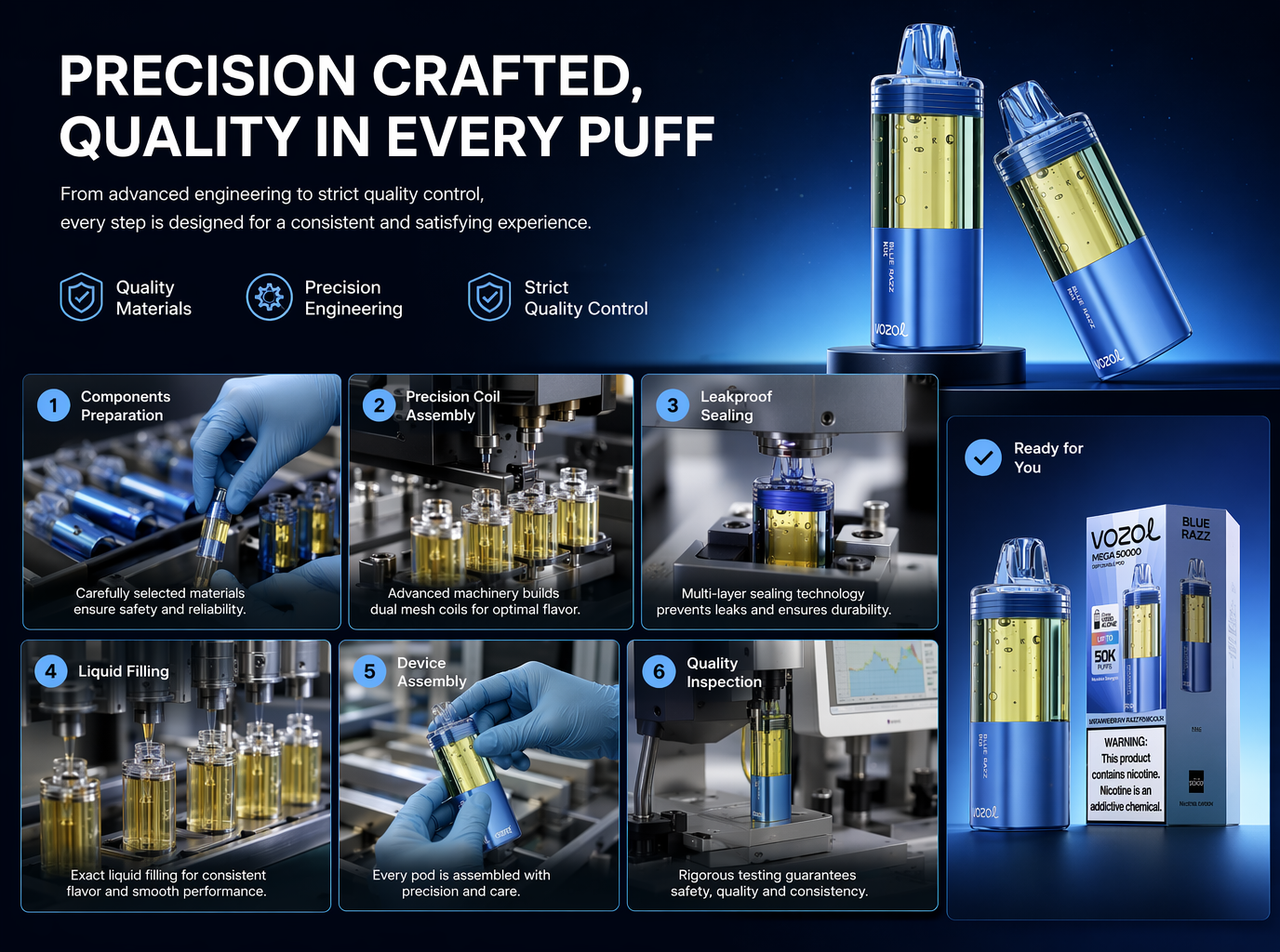 Vozol Mega 50K product details