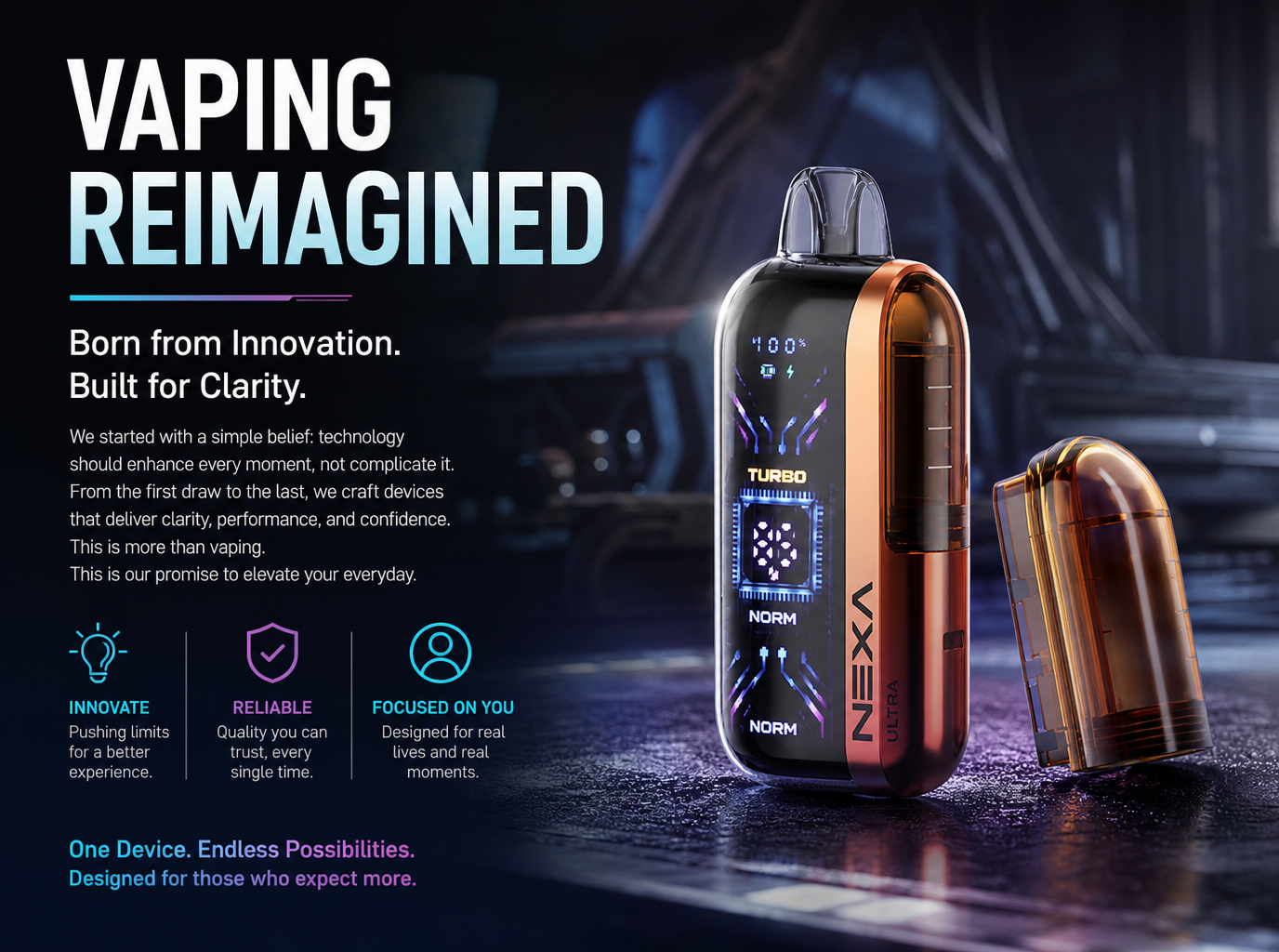 Vozol Nexa Ultra 50K product details