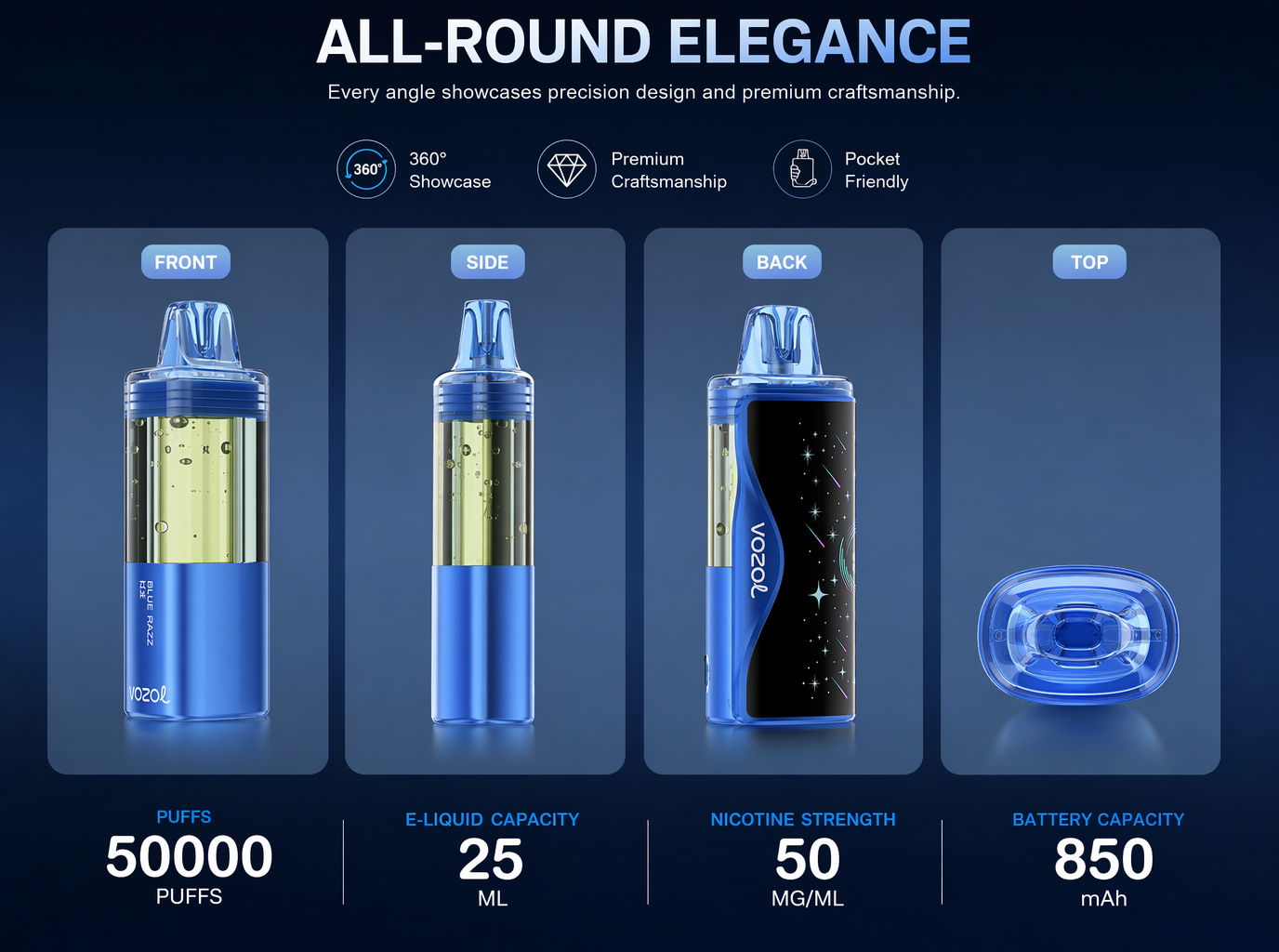 Vozol Mega 50K product details