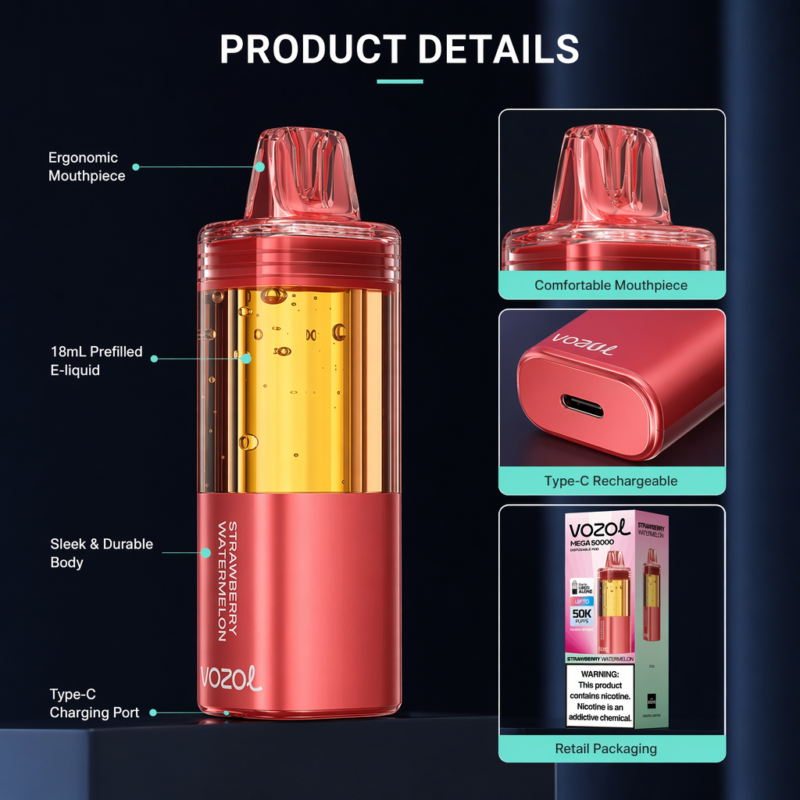 Vozol Mega 50K disposable vape