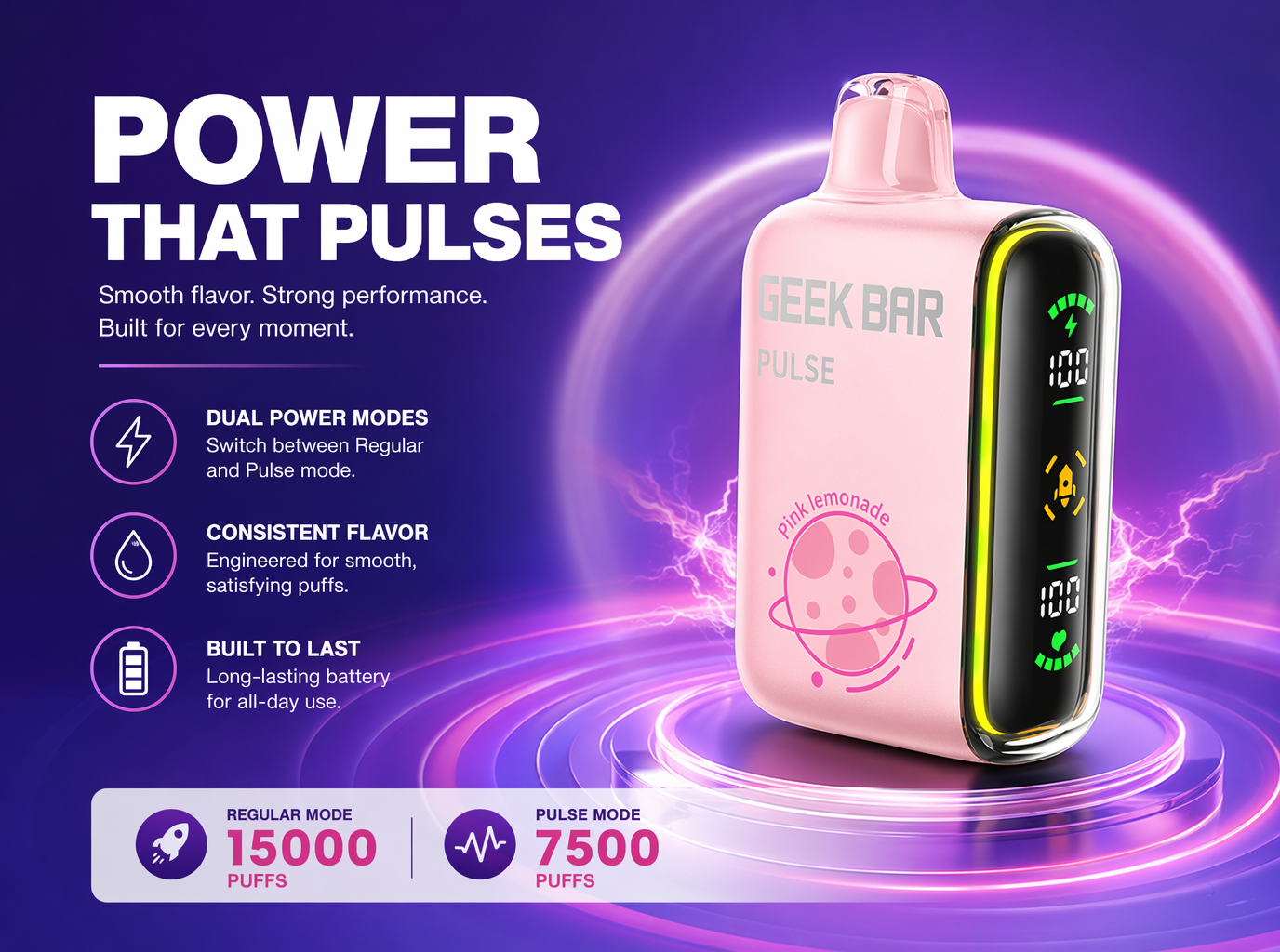 Geekbar Pulse product details